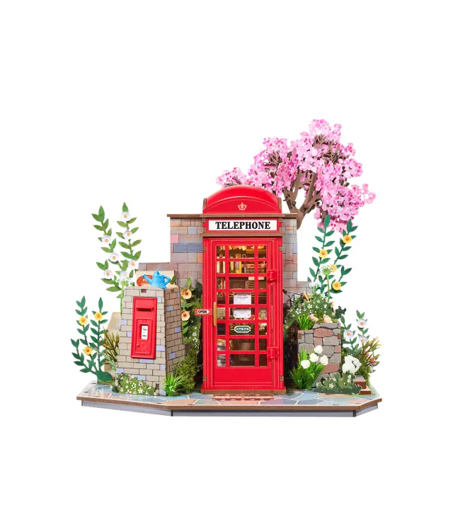 Robotime Ξύλινη Κατασκευή 3D Blossom Book Booth TGS05