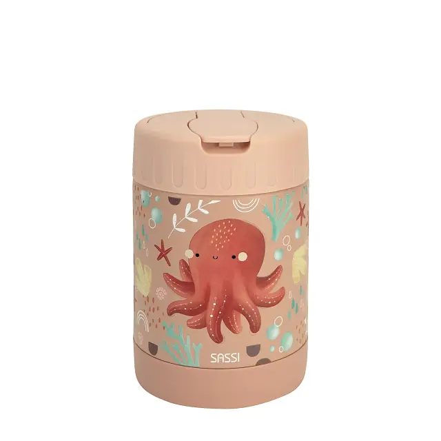 Sassi Ανοξείδωτος Θερμός Φαγητού 350ml Slurpy The Octopus