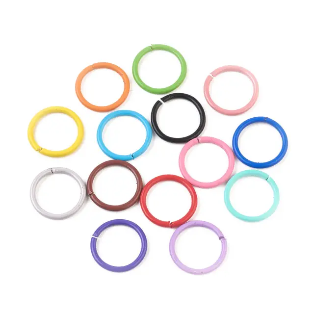 Ανοικτοί Κρίκοι Ø10mm Mix Colors ~4.3gr (~25τεμ)