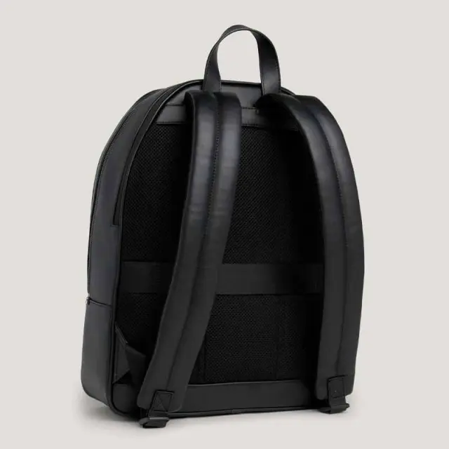 Tommy Hilfiger - Ανδρικό Σακίδιο Th Modern Pu Dome Backpack AM0AM12231-BDS Μαύρο 3
