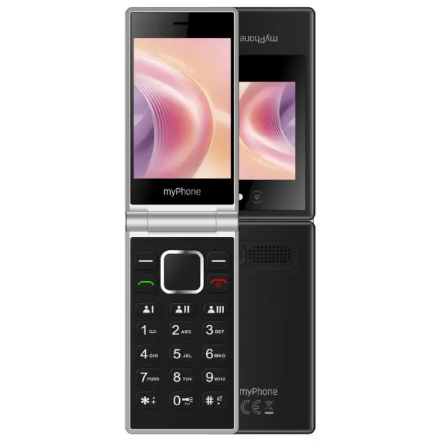 Κινητό Τηλέφωνο myPhone Tango 2 LTE (Dual SIM) Μαύρο-Ασημί N70655