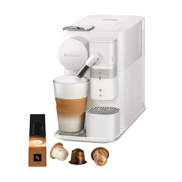 De'Longhi EN510W Lattissima One Καφετιέρα για Κάψουλες Nespresso Πίεσης 19bar με Αφρογαλιέρα White