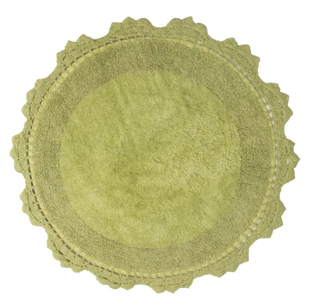 Πατάκι Μπάνιου Φ60 Anna Riska Lace 3 Green Apple
