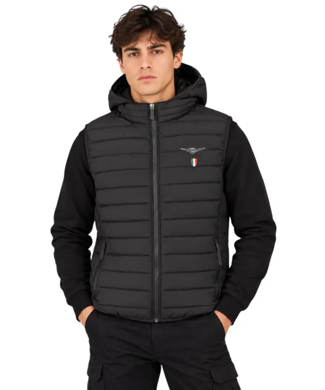 Accademia Militare - Ανδρικό Αμάνικο Μπουφάν W6S727-5682-002 Mαύρο 2