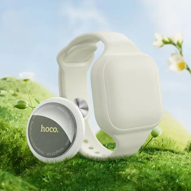 Hoco E91E Bluetooth Tracker Αντικλεπτική Συσκευή Εντοπισμού Συμβατή Με Apple Find