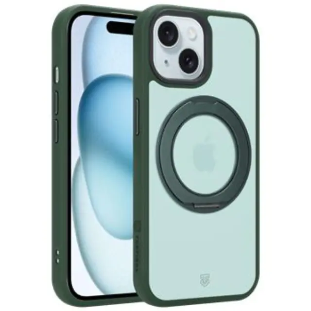 Tactical MagForce Hyperstand Cover for Apple iPhone 15 Forest Green
