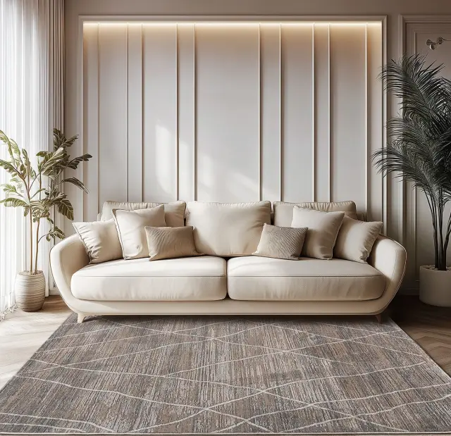 Χαλί 160x230 Beauty Home Serena Art 9834 Beige P.P.Heat Set-Shrink Polyester 2