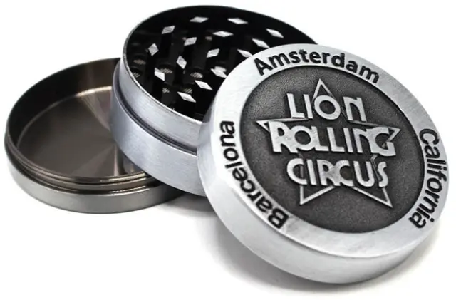 Lion Rolling Circus Aluminium Grinder Τρίφτης 50mm - 3 Parts