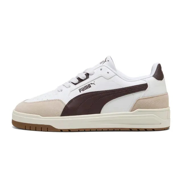 Puma Men's Shuffle Downtown OG Άσπρο - Καφέ 403840-09 (Puma)