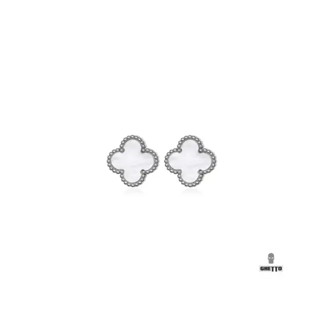 Ghetto Famous Lady Earrings Stainless Steel For Women Silver