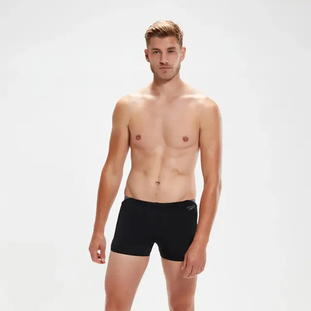 Speedo Men's HyperBoom Splice Aquashort Μαύρο - Γκρι 800302015146 (Speedo) - 32