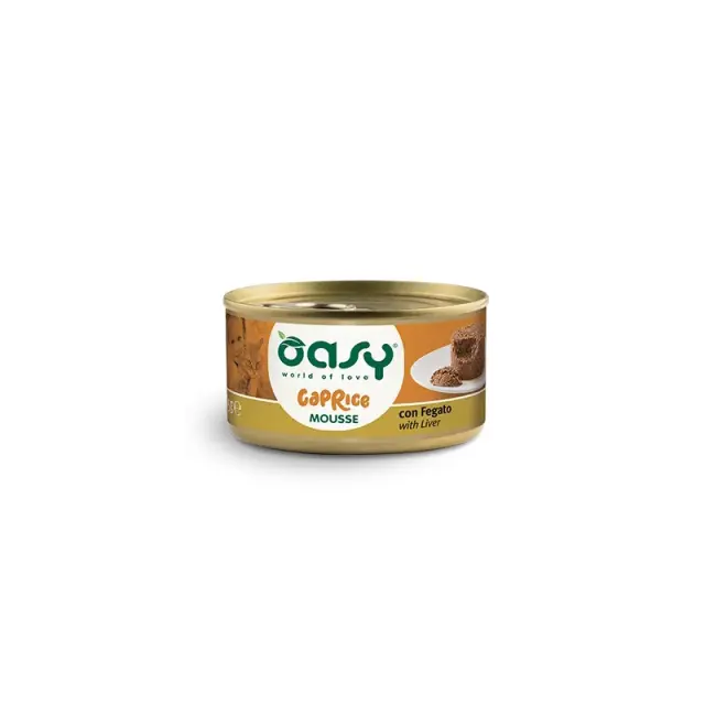 Oasy Grain Free Cat Adult Mousse Συκώτι 85gr Μονόχρωμο