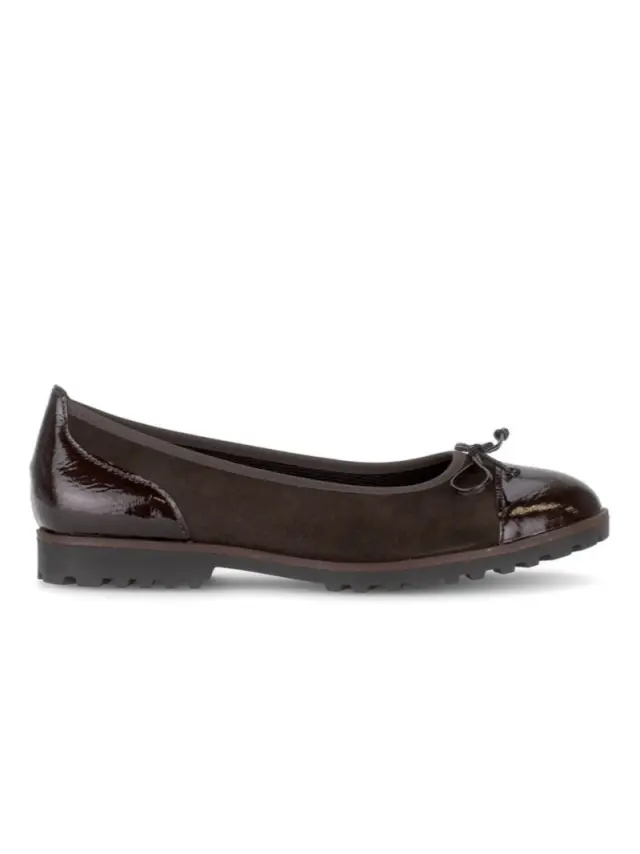 Gabor Μπαλαρίνες Γυναικείο δέρμα Nubuck Καφέ GAB/74100 001-MOCCA - 40 3