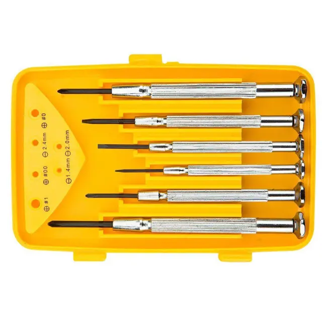 TOPEX 39D559 - Σετ Κατσαβίδια Ακριβείας CrV, 6Τ, 1.4, 2, 2.4mm