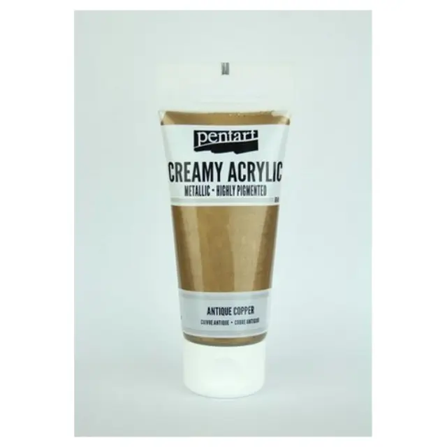 Χρώμα ακρυλικό Creamy 60ml Pentart - Metallic Antique Copper