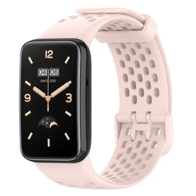 Breathable Λουράκι Σιλικόνης Για Xiaomi Mi Band 7 Pro - Pink OEM