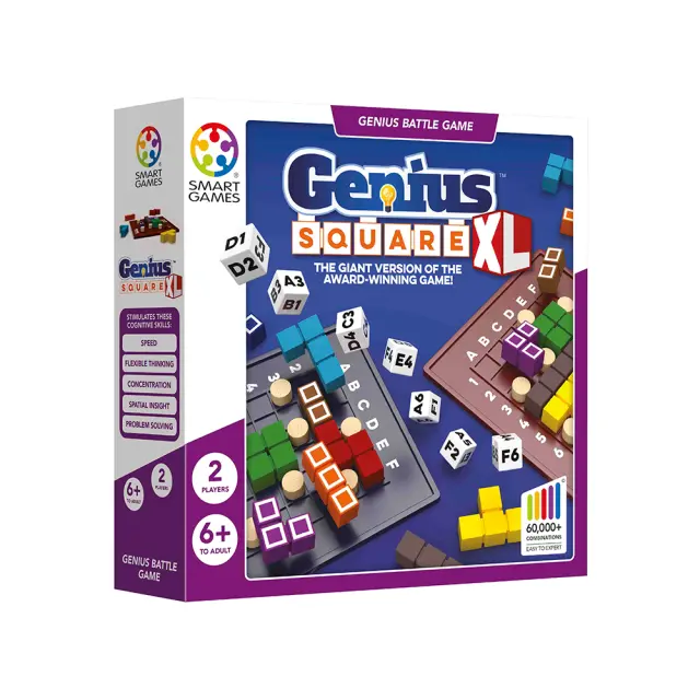 SmartGames Επιτραπέζιο Genius Square XL 2 Παίκτες (6+ ετών) 152540