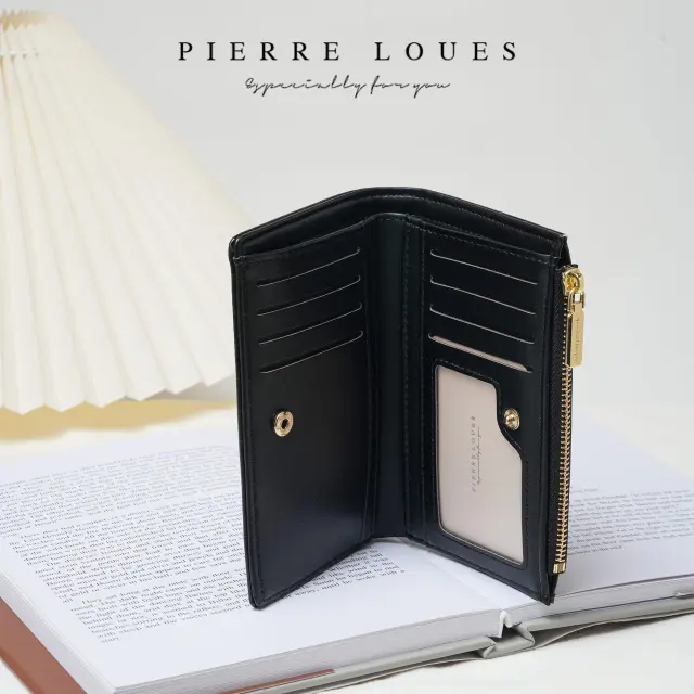Γυναικείο Πορτοφόλι Κροκό Pierre Loues PL821-69 μαύρο - One Size 3