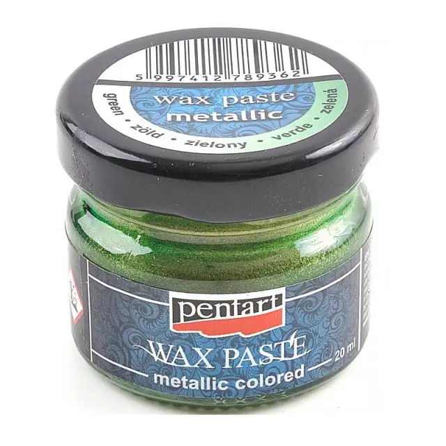 Πατίνα Wax paste Metallic 20ml Pentart - Πράσινο