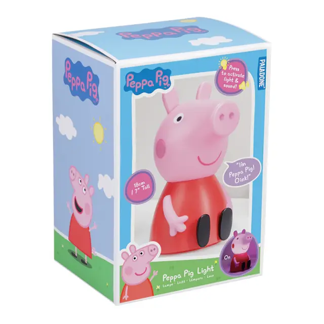 Paladone® Peppa Pig Διακοσμητικο Φωτιστικό με Ήχο 2