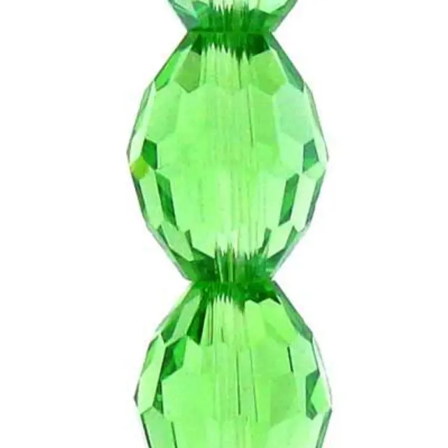 Χάντρα Peridot Oval Celebrity Crystals 13x10mm ~13τεμ