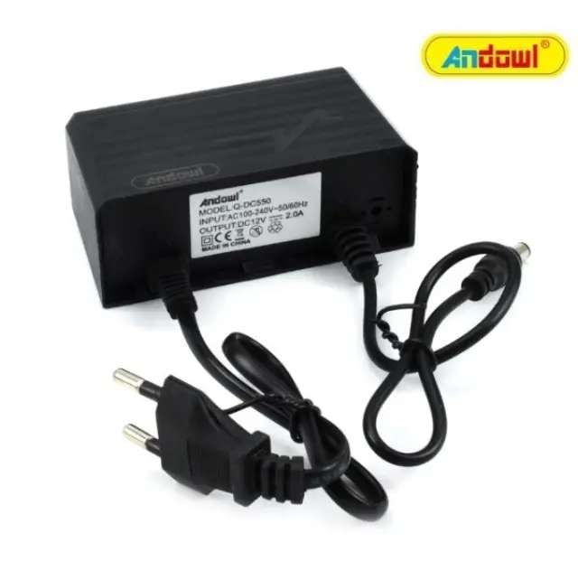 Andowl Τροφοδοτικό Συστημάτων CCTV Μαύρο Q-DC550 2