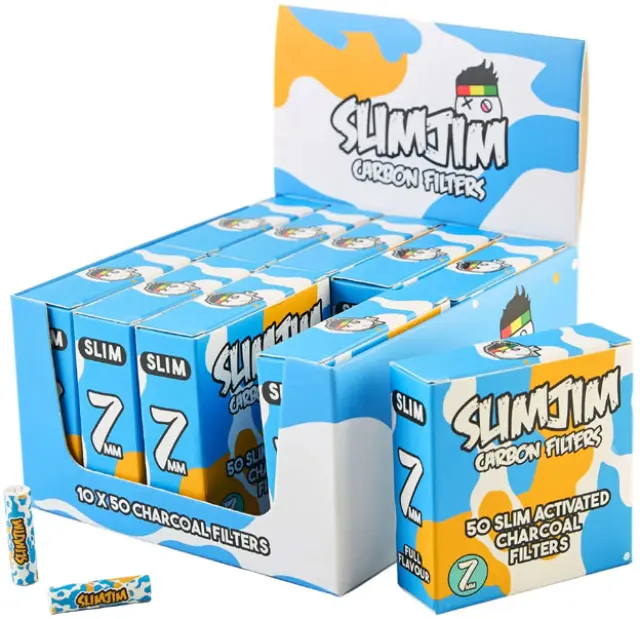 Φίλτρο Slim Jim 50 Ενεργού Ανθρακα 7.0mm - Splash Edition 3