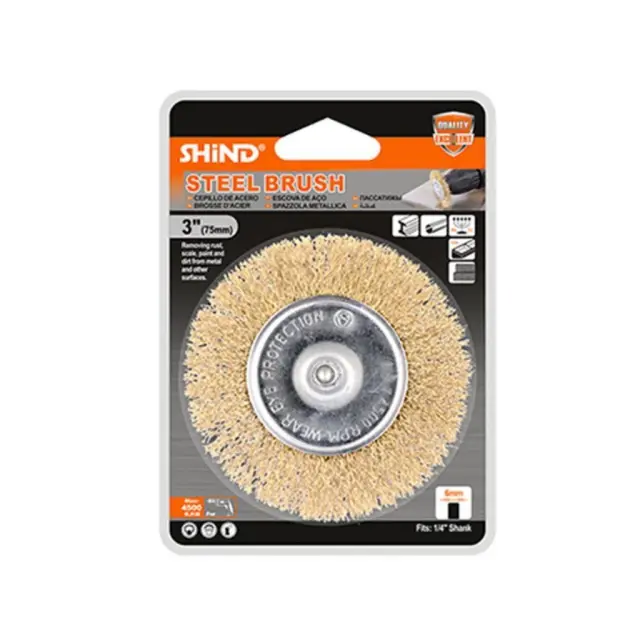 Shind Συρματοβουρτσα Δραπανου Ισια 75mm (SHI-94920) (SHI94920)