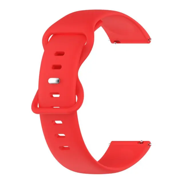 Λουράκι TPU Silicone Band For Samsung Gear S3 46mm/ Pace/ Stratos/ Watch GT /Versa / Magic 2 (Fits all 22mm) - Κόκκινο OEM