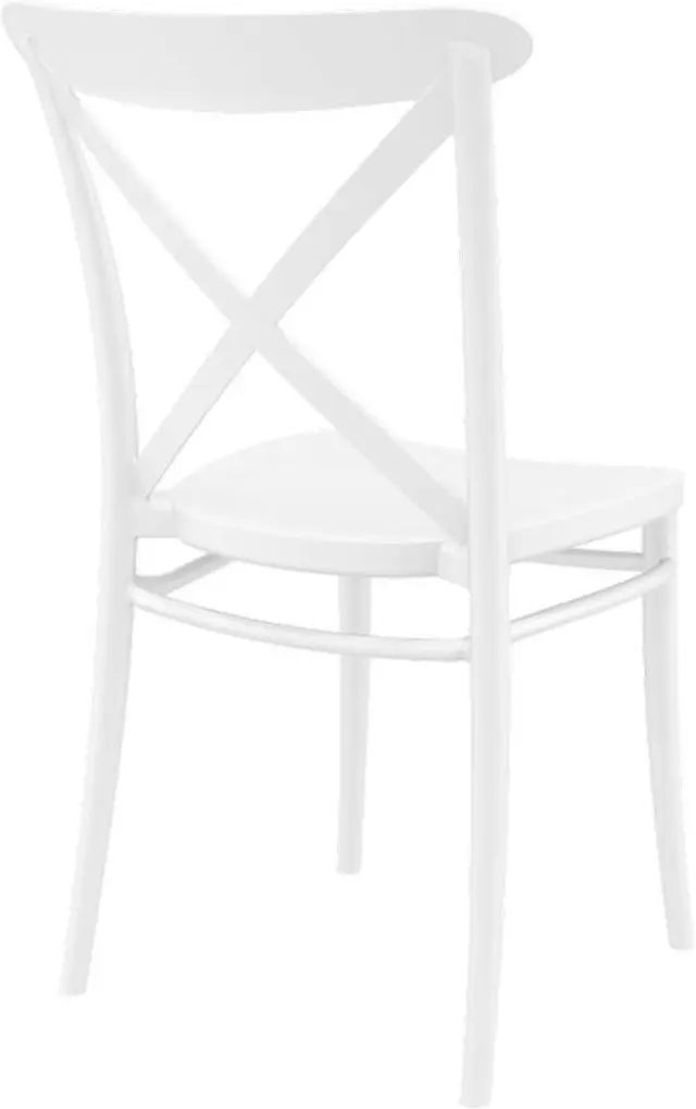 Καρέκλα Στοιβαζόμενη CROSS Λευκό PP 51x51x87cm 2