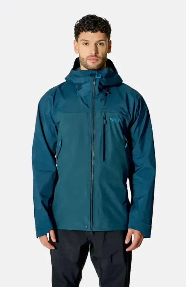 Rab Latok Mountain Jacket 3L Gore-Tex Pro Ανδρικό Αδιάβροχο Tempest Blue - X Large