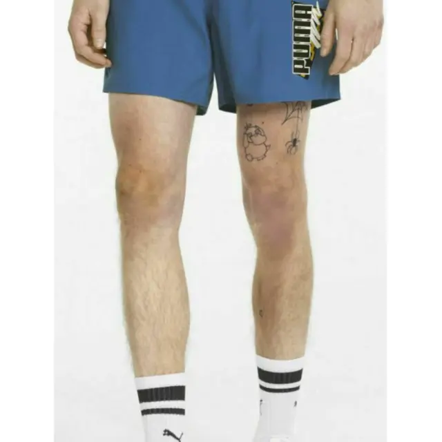 PUMA SUMMER GRAPHIC WOVEN SHORTS - L 3