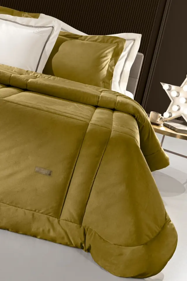 ΠΑΠΛΩΜΑ ΜΟΝΟ(180x220) CRYSTAL VELVET GOLDEN GUY LAROCHE 2