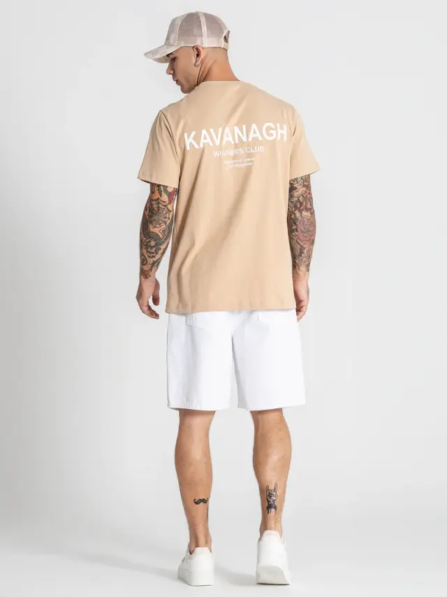 Gianni Kavanagh Ανδρικό THE CLUB T-Shirt – Beige - XL 3