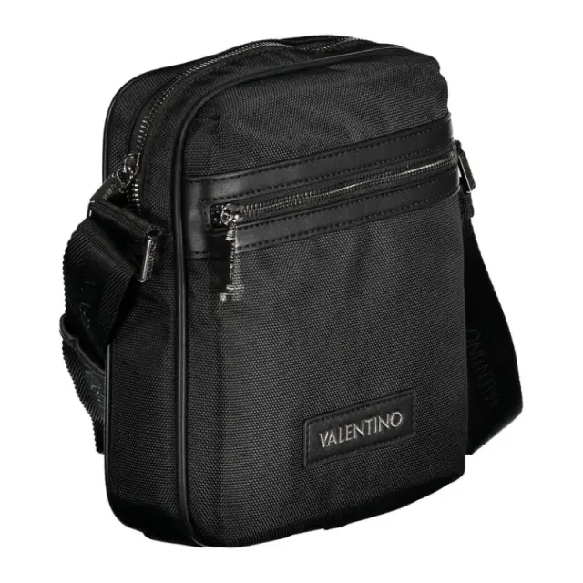 Valentino Bags - Ανδρική Τσάντα Nik Re Ώμου / Χιαστί VBS7CN20 Μαύρο 2