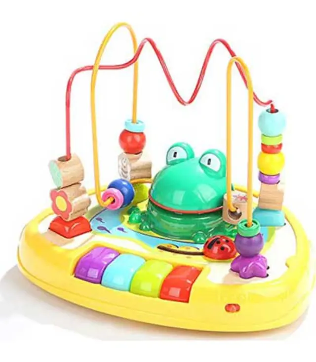 TopBright Ξύλινο/Πλαστικό Sound Frog bead Maze 120328