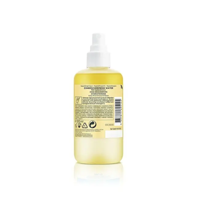 Vichy Capital Soleil Solar Protective Water Hydrating SPF50 Ενυδατικό Νερό Προστασίας Από Τον Ήλιο με Υαλουρονικό Οξύ, 200ml 2