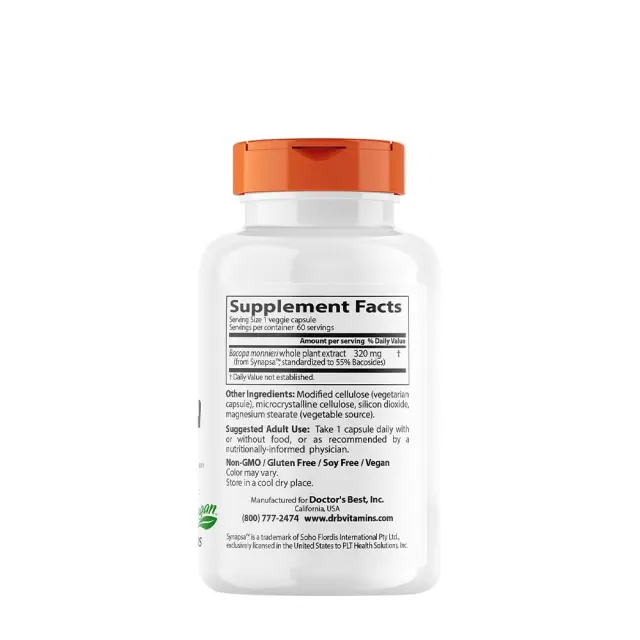 Doctor's Best Bacopa with Synapsa 320 mg 2