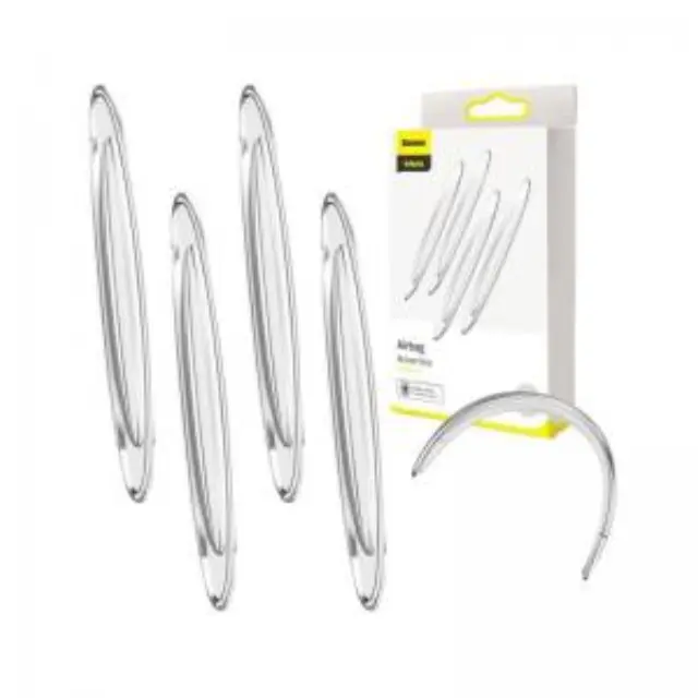 Baseus Car Tool Airbag Bumper Strip for car door 4 pcs Transparent (CRFZT-A02) (BASCRFZT-A02) 3