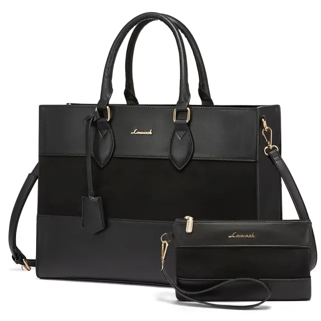 Γυναικείο σετ τσάντας ώμου/χειρός φορητού υπολογιστή Lovevook WB3024 black - One Size