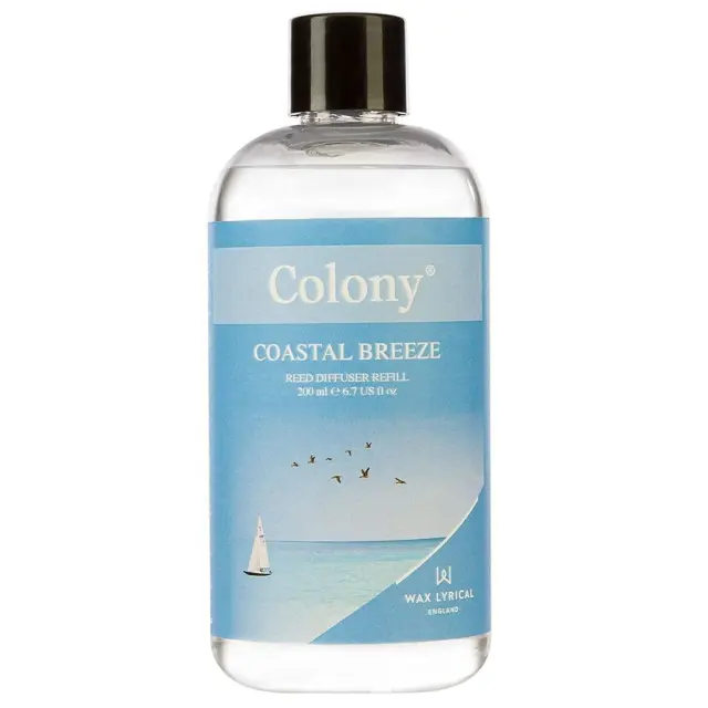 Wax Lyrical Colony Reed Diffuser Refill Υγρό Αναπλήρωσης για Δοχείο Αρωματισμού Χώρου Coastal Breeze 200ml 2