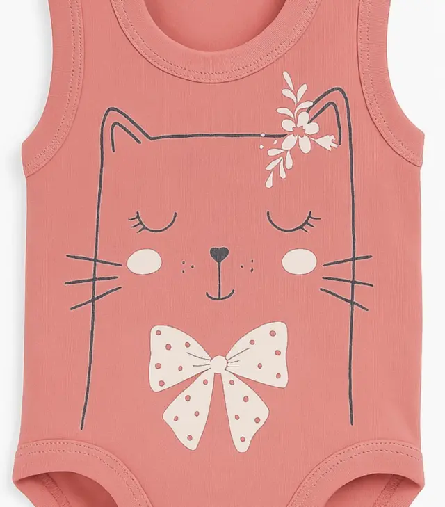 Κορμάκι Αμάνικο Sleeping Cat Venere Pink 8000638 - 18 M (86cm) 2