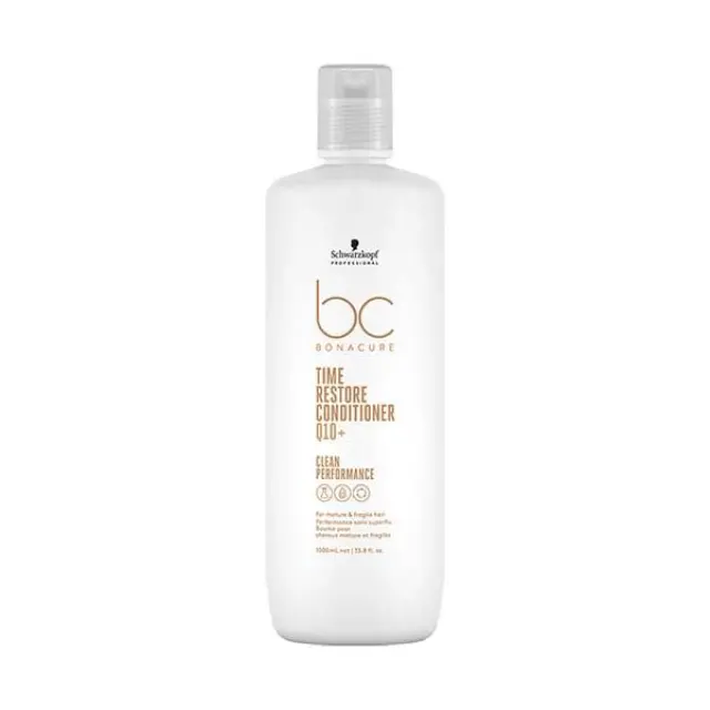 Schwarzkopf Professional BC Bonacure Time Restore Shampoo Q10+ nourishing shampoo for mature hair 1000 ml 3