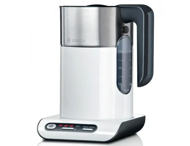 Βραστήρας Bosch Styline TWK8611P με χωρητικότητα 1.5L και ισχύ 2400W - White TWK8611P