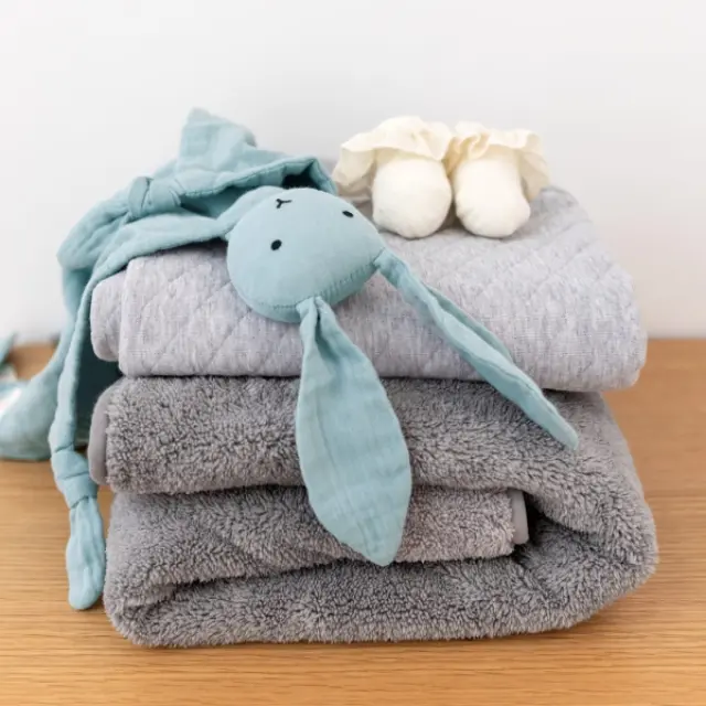 Πανάκι Παρηγοριάς Bemini Turquoise Bunny 100%Cotton