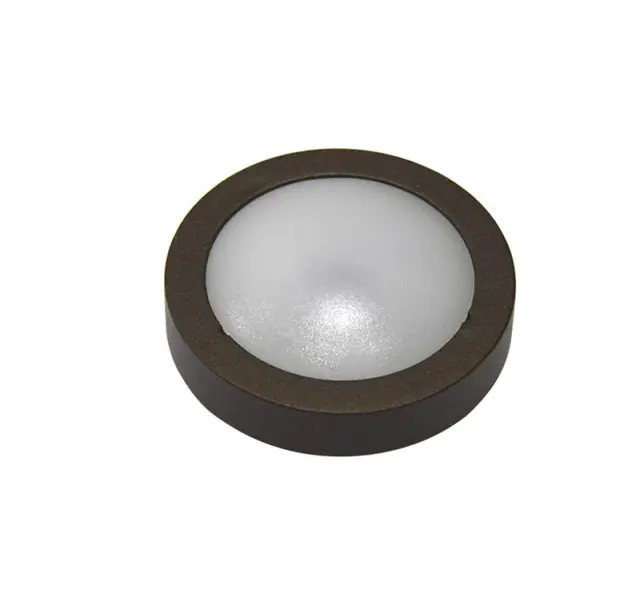 LED ΦΩΤ.ΑΛΟΥΜΙΝΙΟΥ ΕΠΙΤΟΙΧO ΣΤΡΟΓΓΥΛΟ 0.7W ΨΥΧΡΟ ΣΚΟΥΡΙΑ