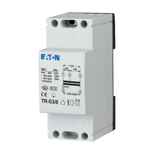 TR-G3/8 Transformator 230V, 4/8/12V, 1/1/0, 67A, 2HP