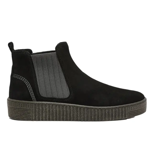 Gabor Μποτάκια Γυναικείο δέρμα suede Μαύρο GAB/73731 003-BLACK - 41