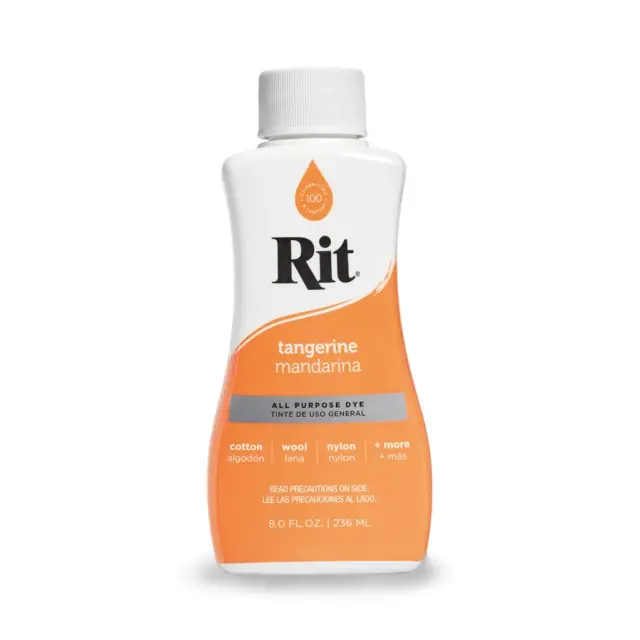 RIT DYE Liquid All-Purpose Βαφή Υφασμάτων – Tangerine 236ml
