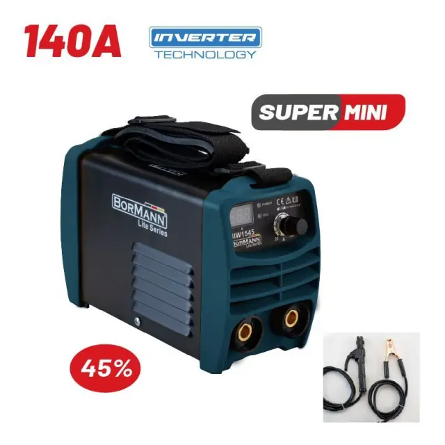 Bormann BIW1545 - Ηλεκτροκόλληση Inverter 140A, Εξαρτήματα (043157)